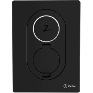 Zaptec Go Asphalt Black Front View