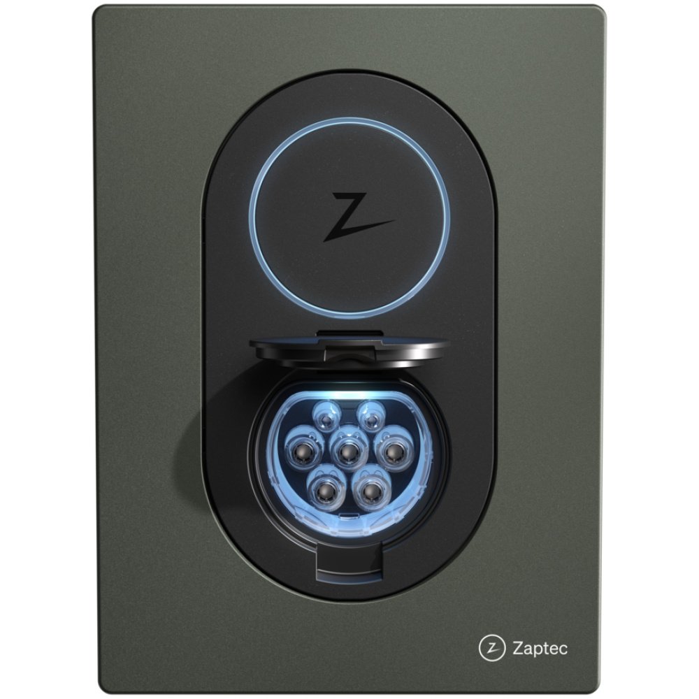 Zaptec Go 2 Front Cover-Moss Green