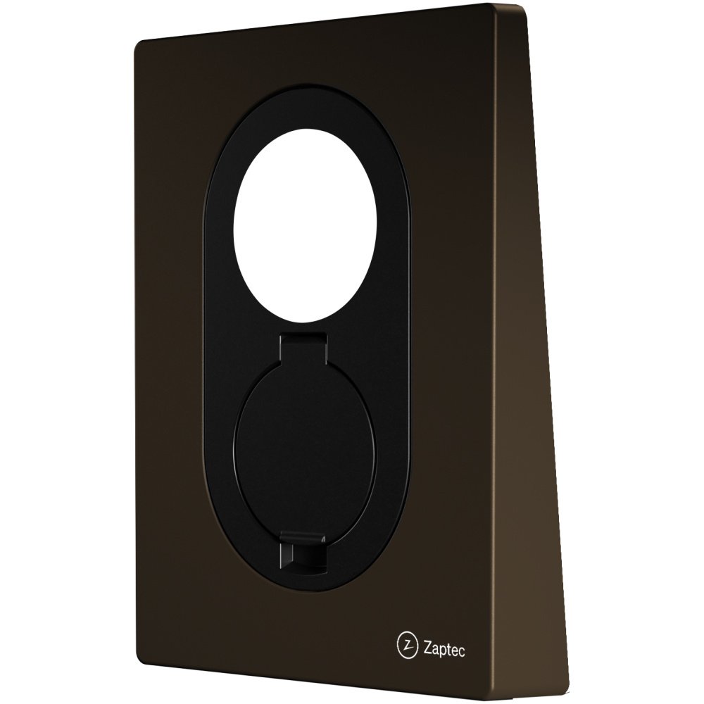 Zaptec Go 2 Front Cover-Wood Brown